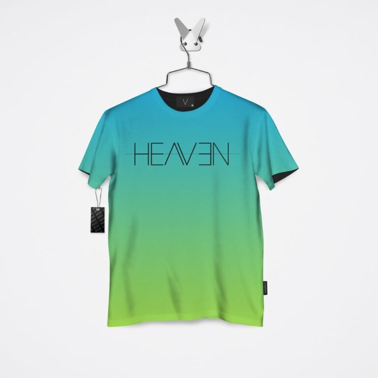 Camiseta de cielo de colores