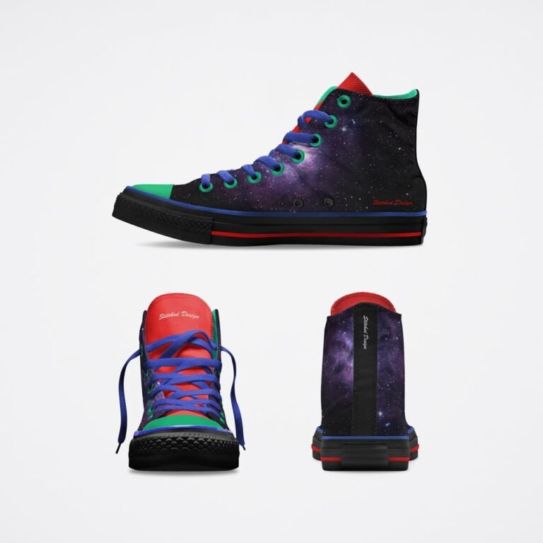 Zapatillas altas espaciales
